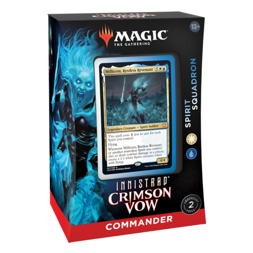 Magic The Gathering Innistrad Crimson Vow Commander Deck Spirit Squadron Www Rikis Lt